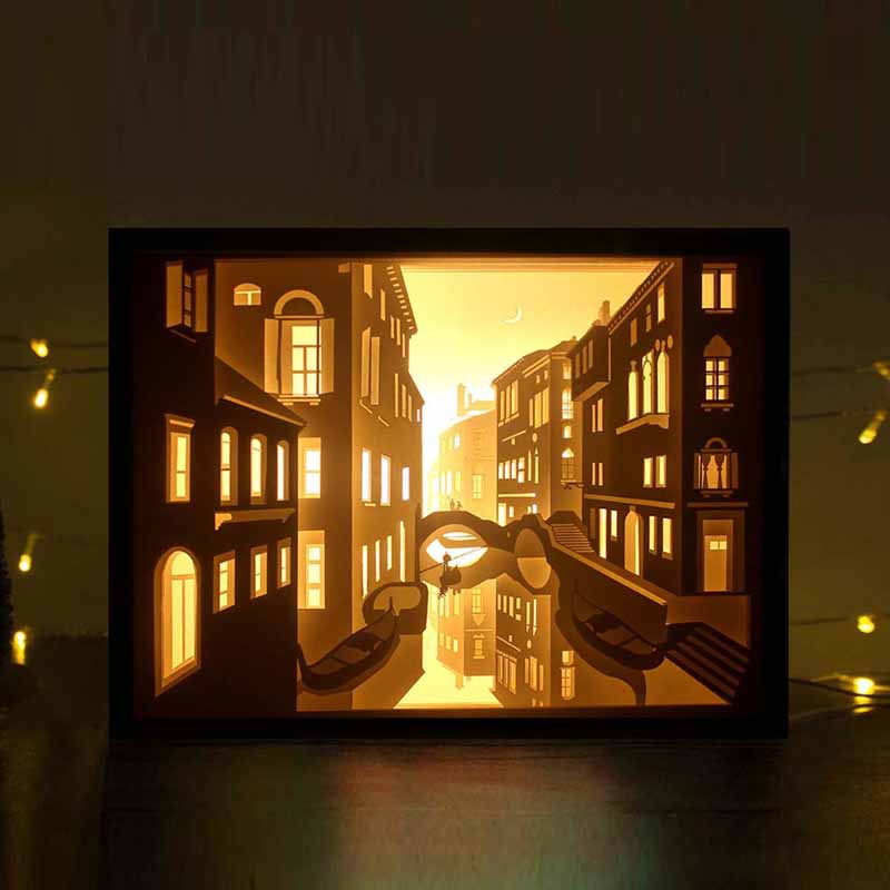 Detail 3d Paper Cut Light Box Template Download Nomer 18