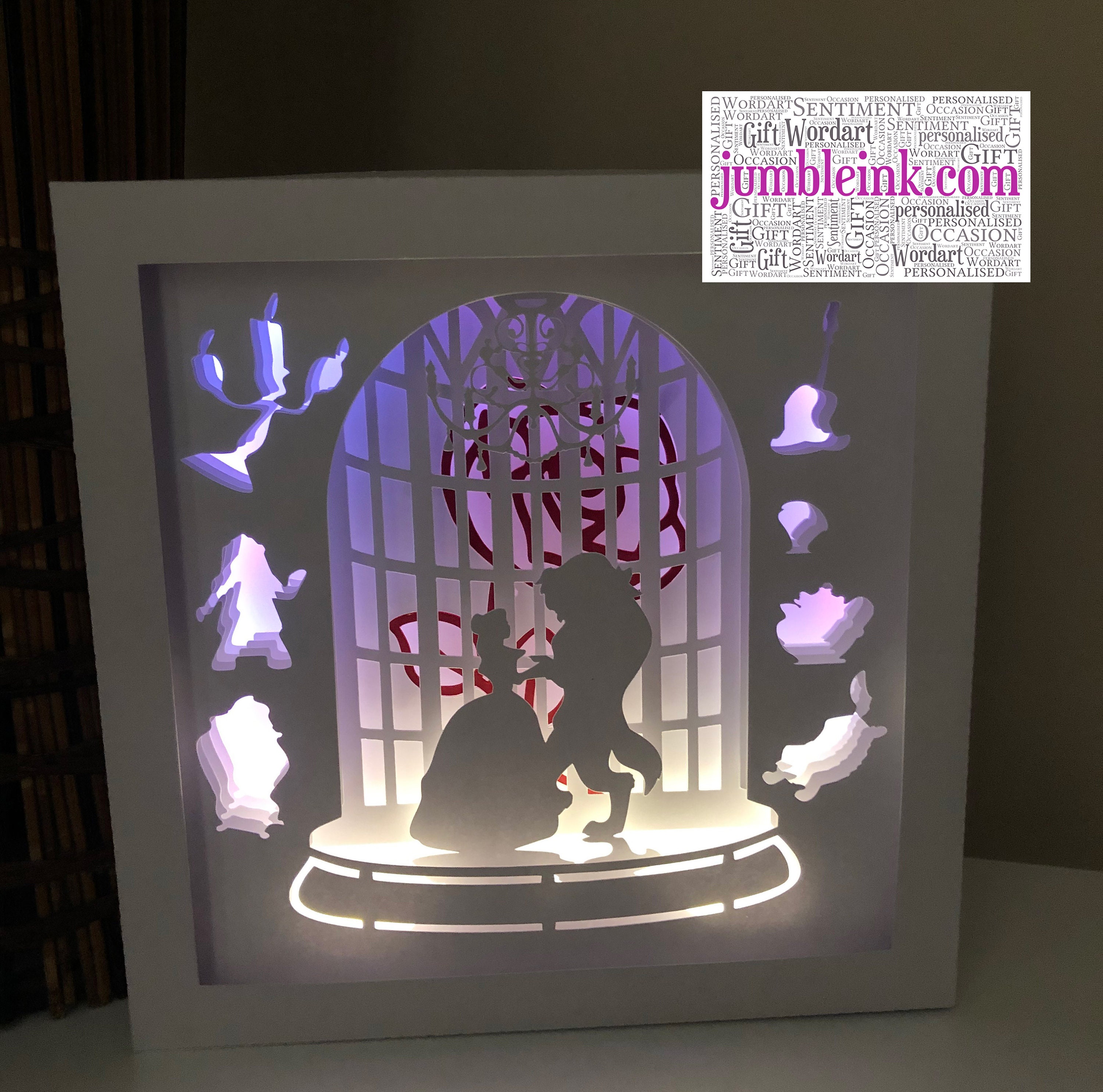 Download 3d Paper Cut Light Box Template Download Nomer 40