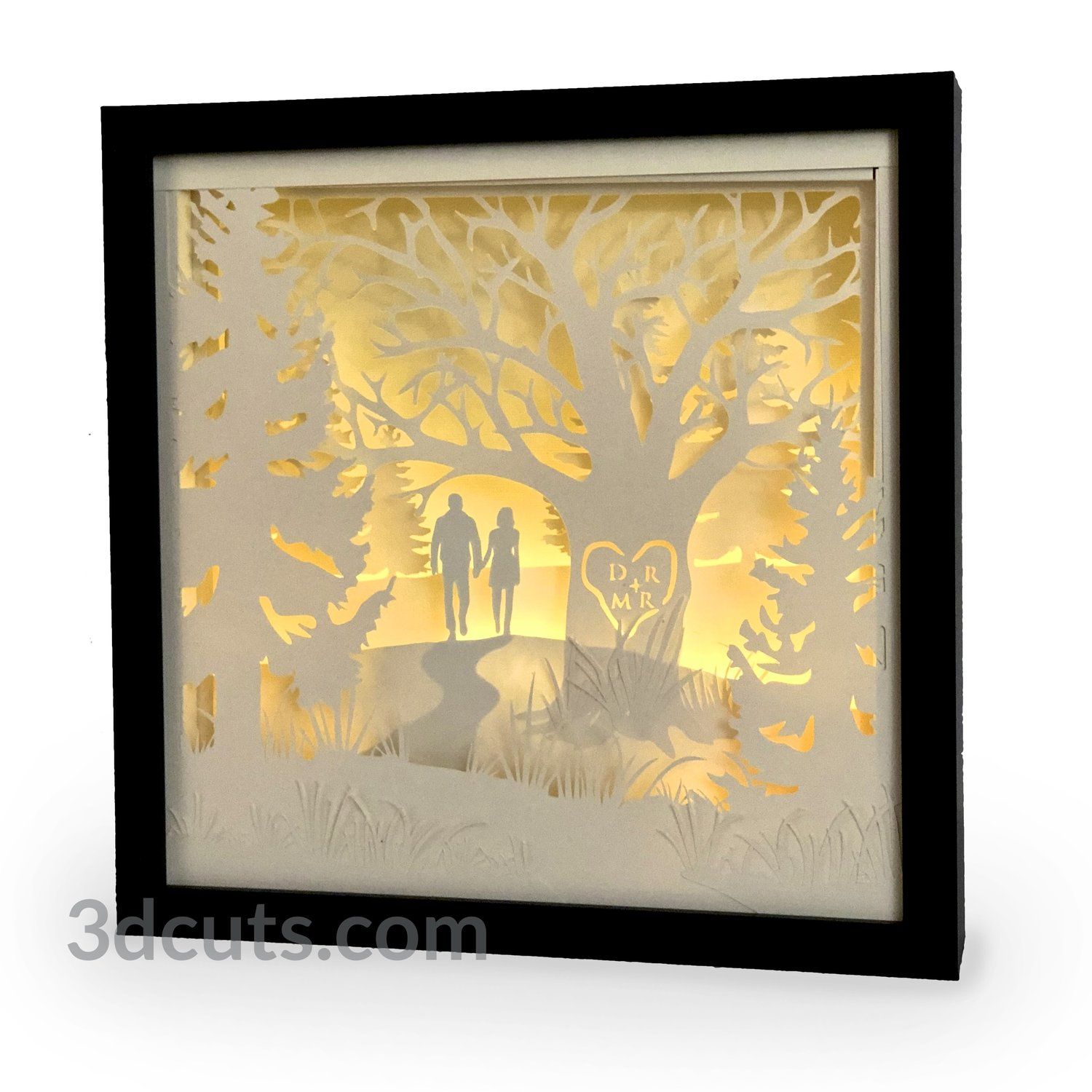 Detail 3d Paper Cut Light Box Template Download Nomer 52