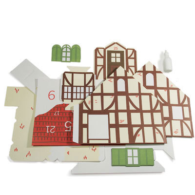 Detail 3d Paper House Template Nomer 47