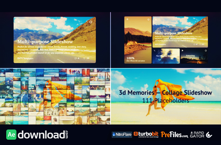 Detail 3d Picture Gallery Slideshow In After Effects Template Free Download Nomer 14