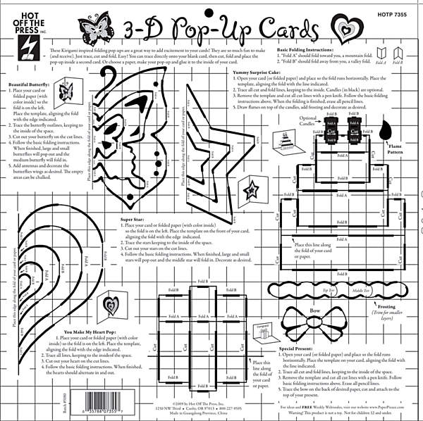 Detail 3d Pop Up Card Template Nomer 44