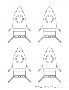 Detail 3d Rocket Template Printable Nomer 11