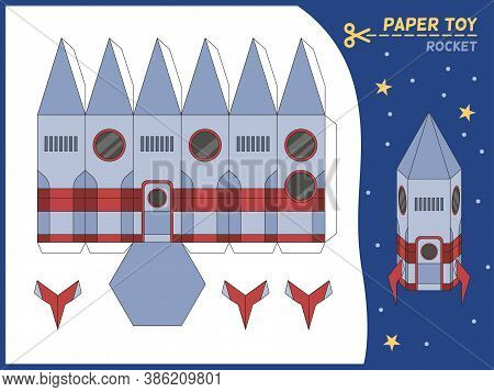 Detail 3d Rocket Template Printable Nomer 14