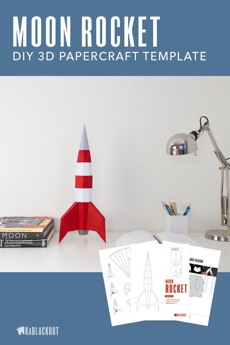 Detail 3d Rocket Template Printable Nomer 20