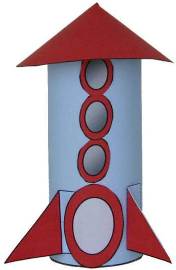 Detail 3d Rocket Template Printable Nomer 28