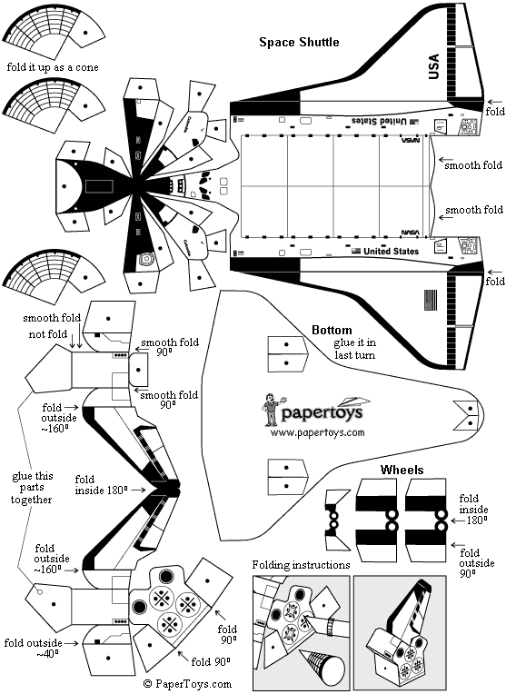 Detail 3d Rocket Template Printable Nomer 4