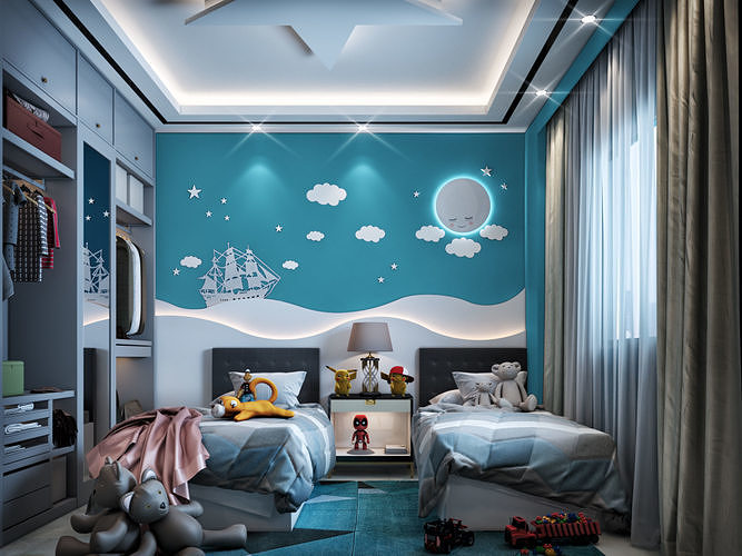 Detail 3d Room Template Nomer 37