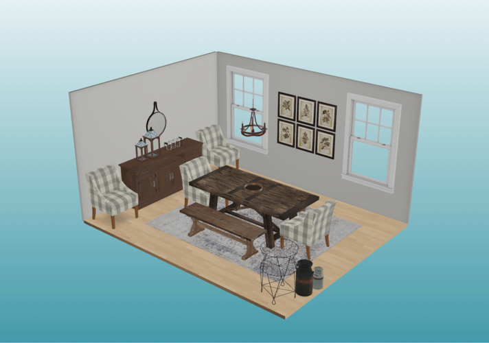 Detail 3d Room Template Nomer 51