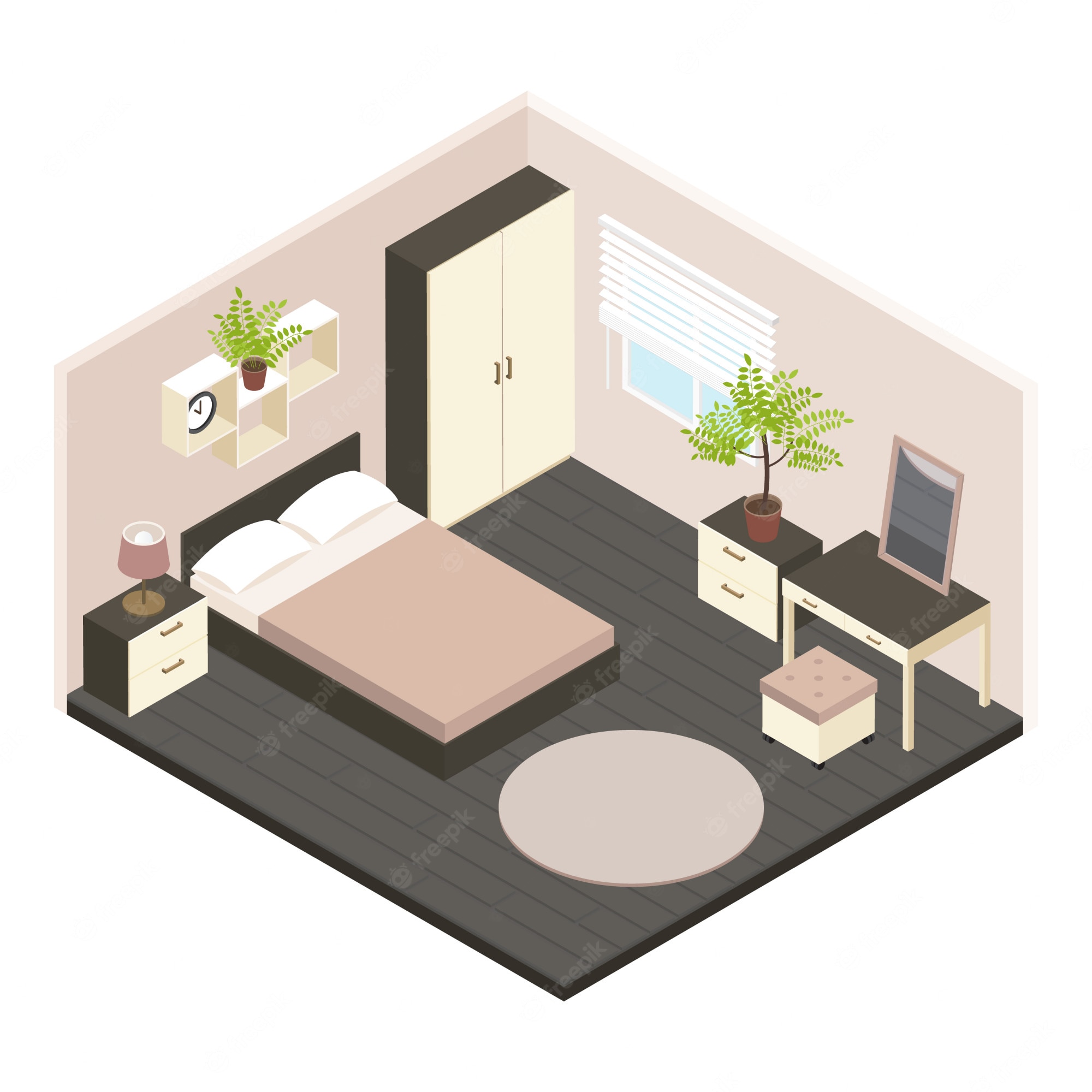 Detail 3d Room Template Nomer 7