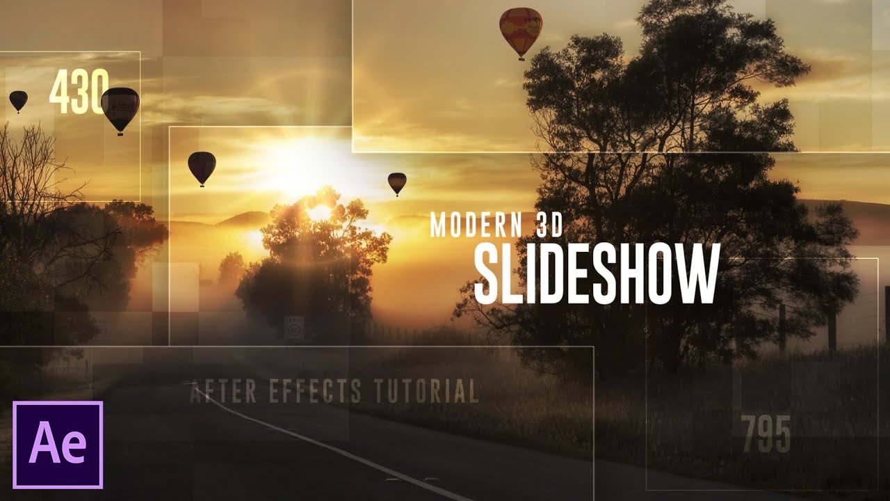 Detail 3d Slideshow After Effects Template Nomer 7