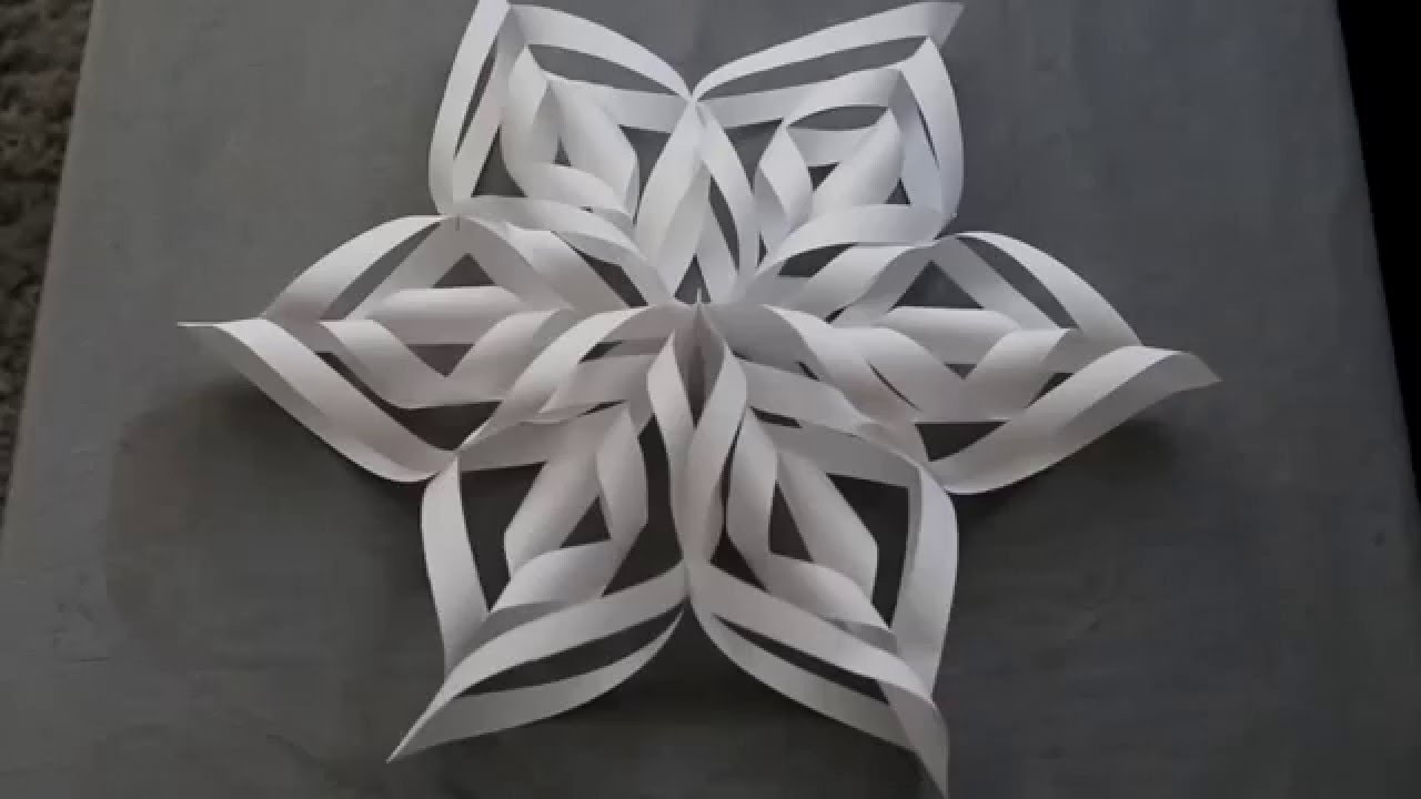 Detail 3d Snowflake Template Nomer 20