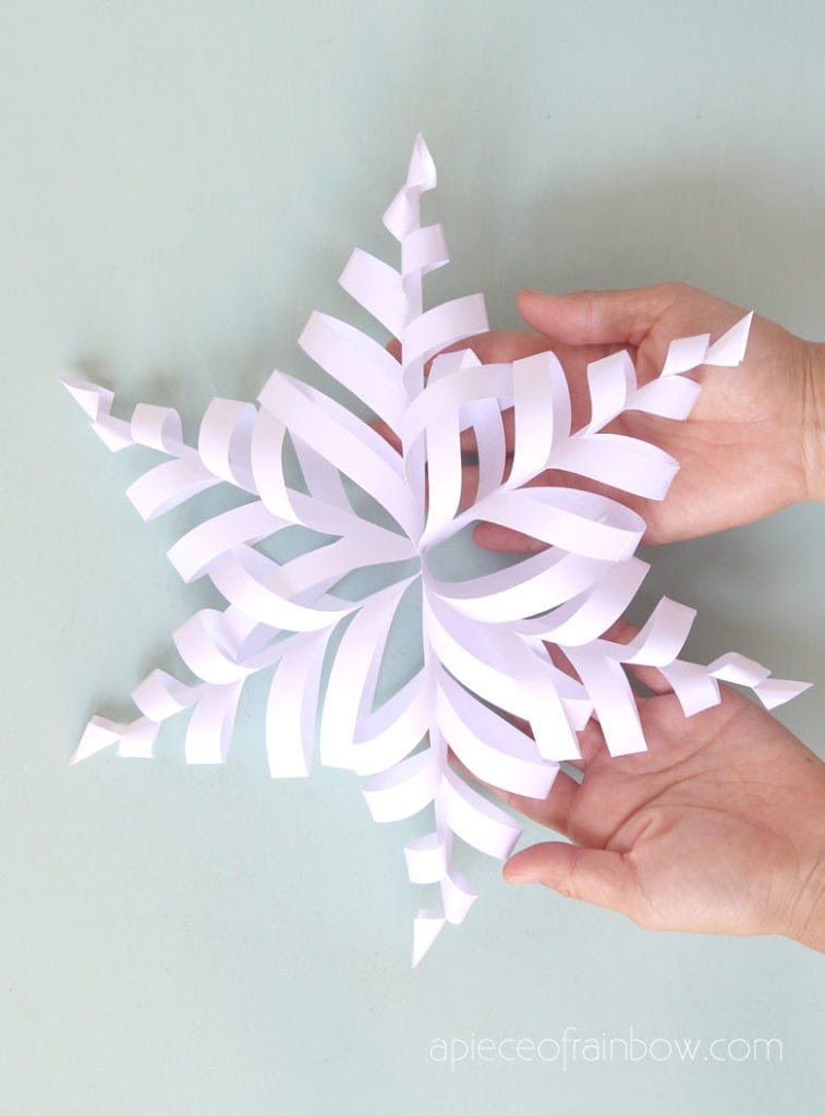 Detail 3d Snowflake Template Nomer 24