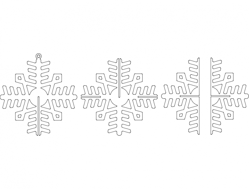 Detail 3d Snowflake Template Nomer 52