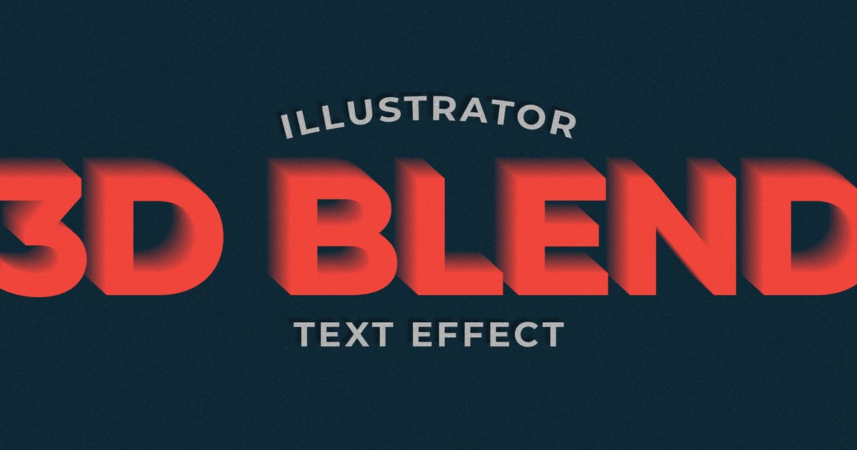 Detail 3d Text Illustrator Template Nomer 12