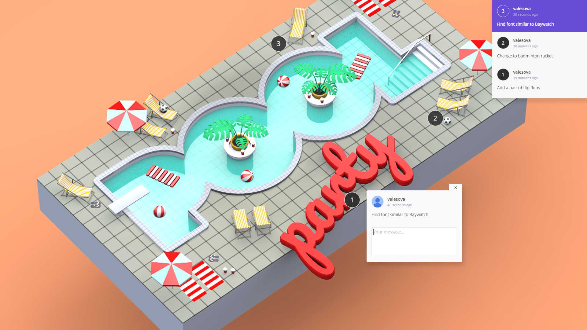 Detail 3d Text Illustrator Template Nomer 44
