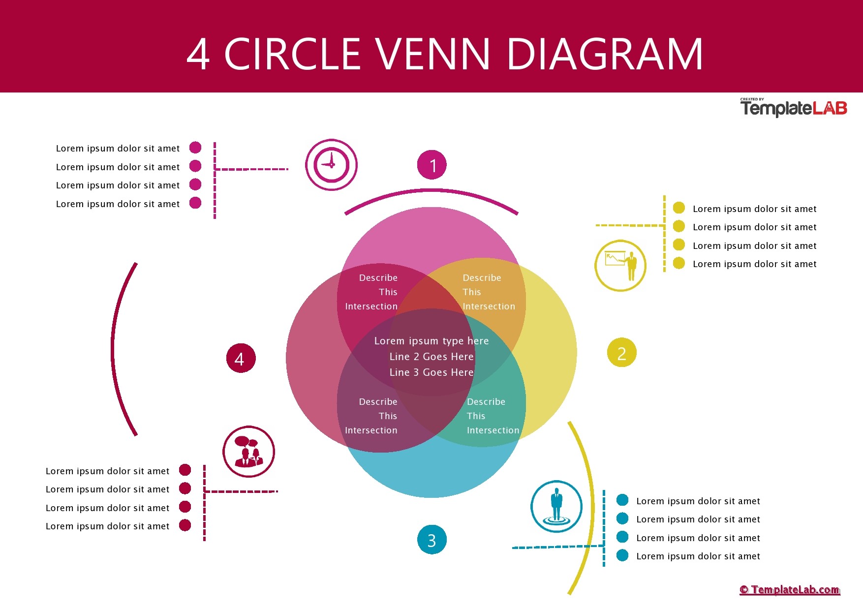 Detail 4 Circle Venn Diagram Template Nomer 31