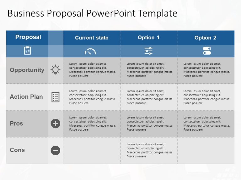 Download 4 Options Ppt Template Nomer 33