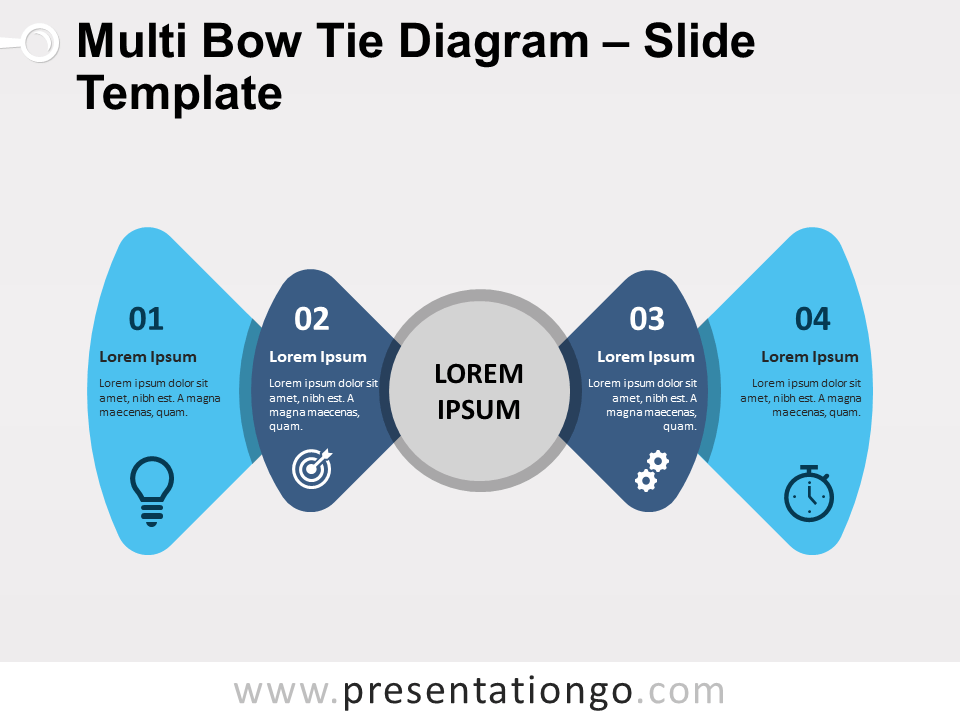 Download 4 Options Ppt Template Nomer 44