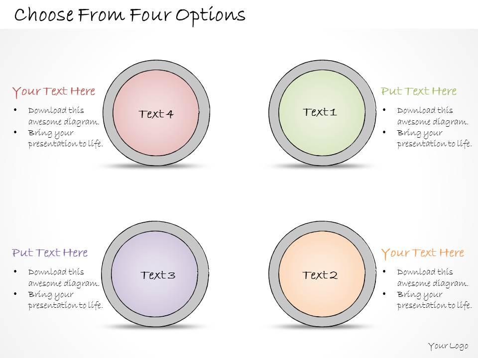 Detail 4 Options Ppt Template Nomer 50