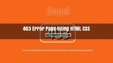 Detail 403 Error Template Nomer 47