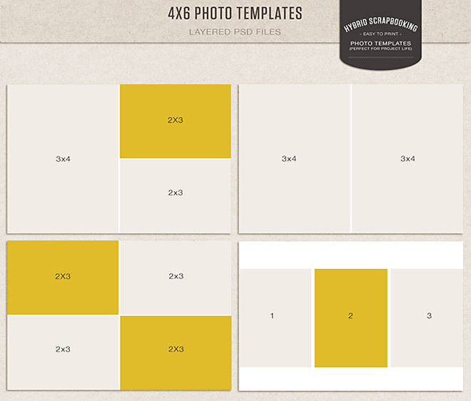 4x6 Photoshop Template - KibrisPDR