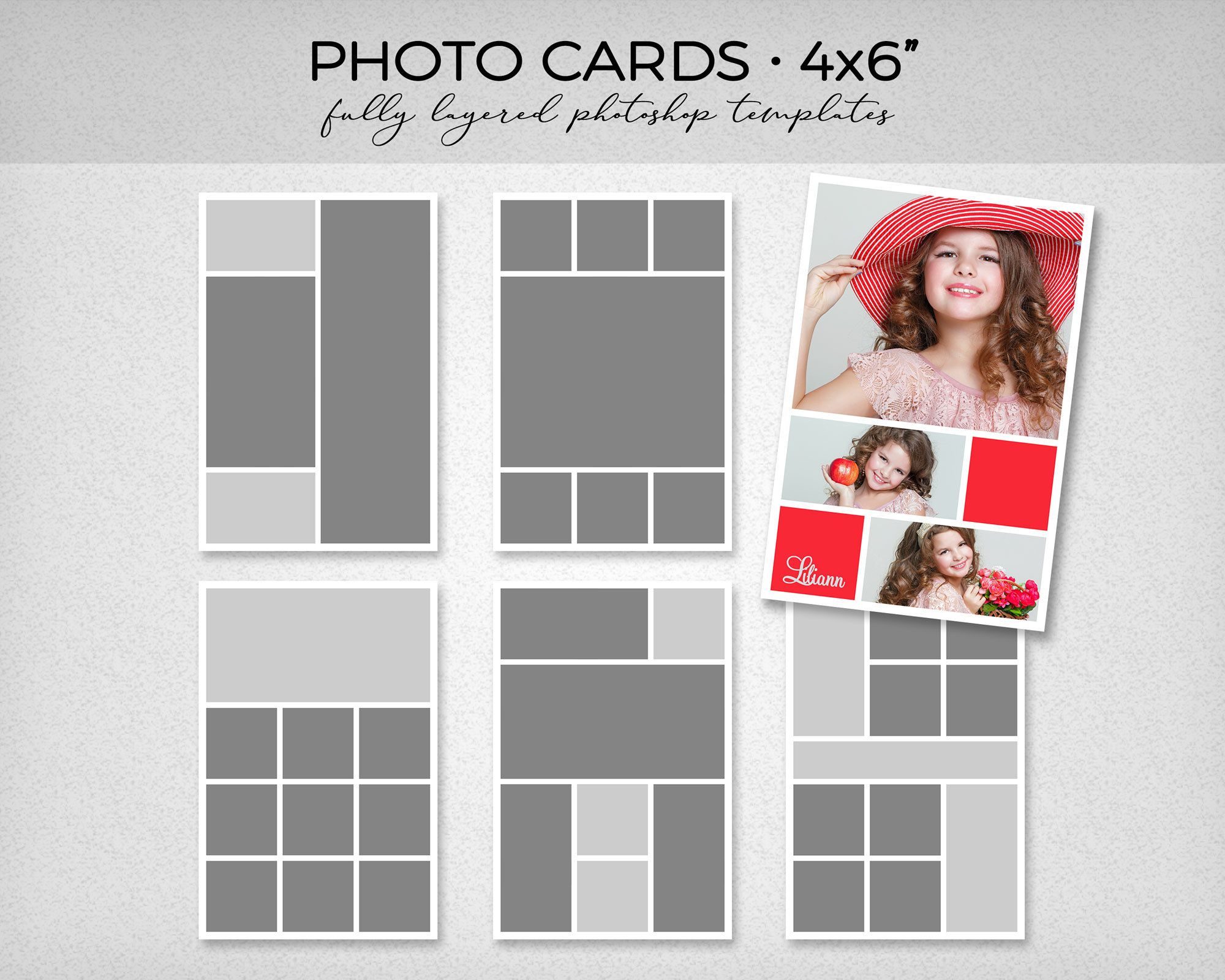 Detail 4x6 Photoshop Template Nomer 43