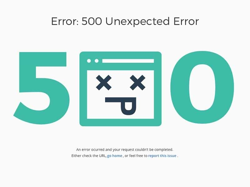 Detail 500 Error Page Html Template Nomer 37