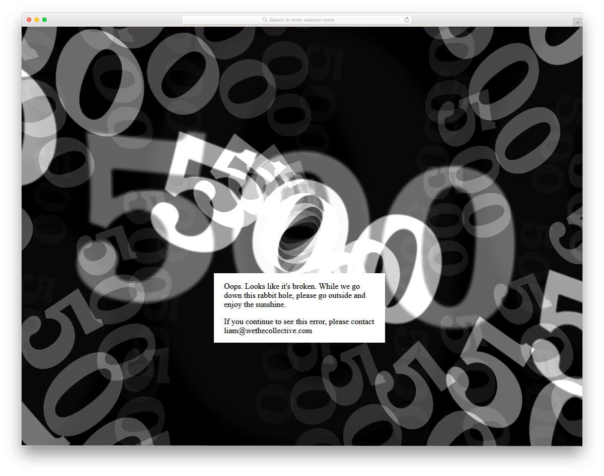 Detail 500 Error Page Html Template Nomer 55