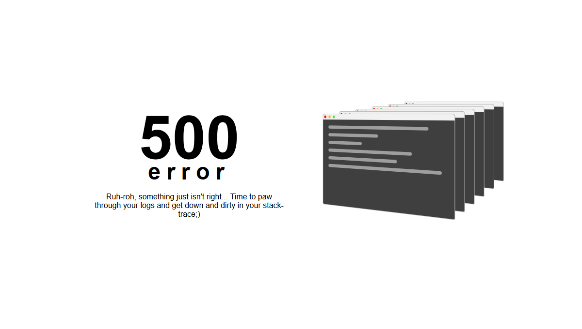 Detail 500 Error Page Html Template Nomer 8