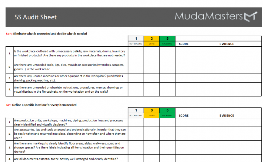 Detail 5s Template Excel Nomer 5