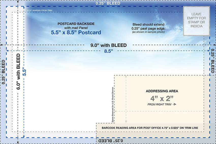 Detail 6x9 Postcard Template Nomer 10