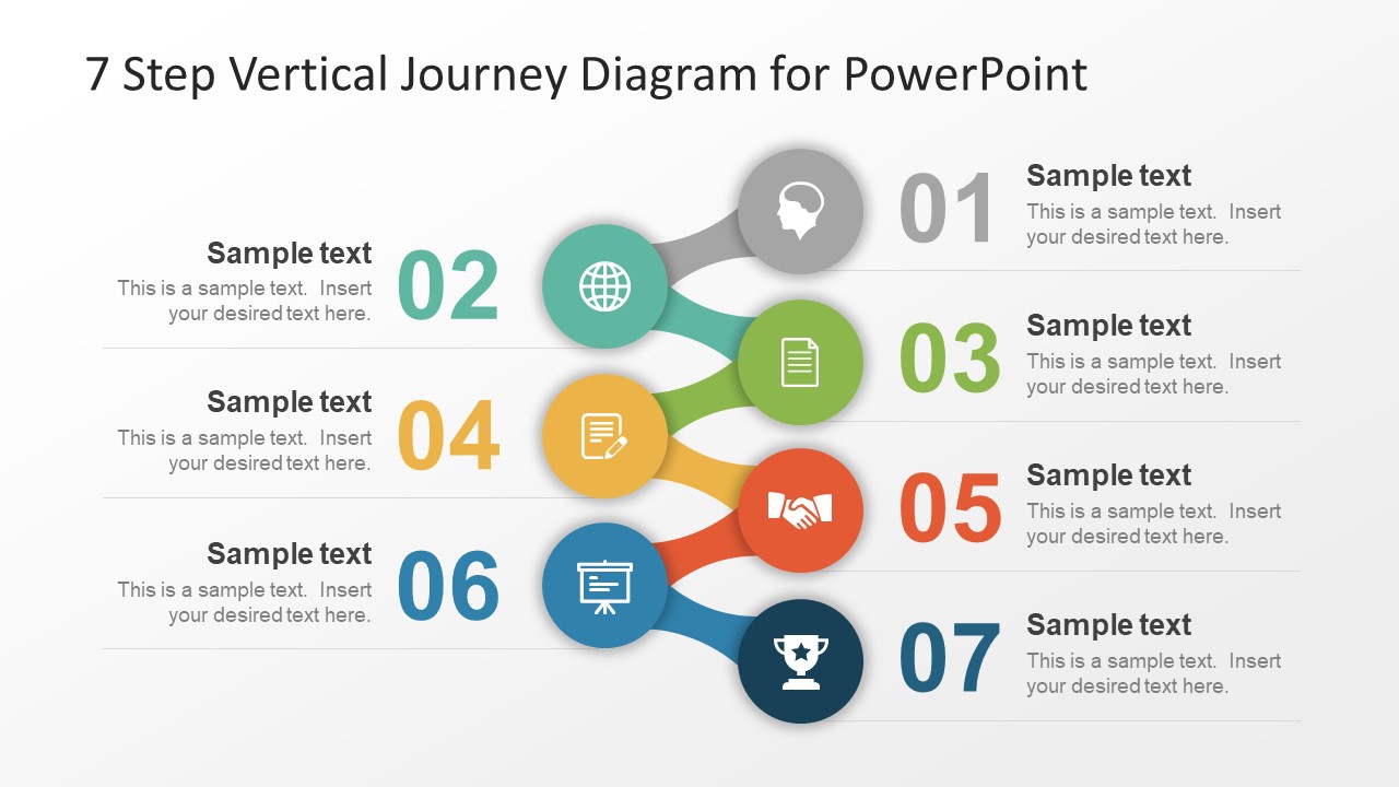 Detail 7 Steps Powerpoint Template Free Nomer 14