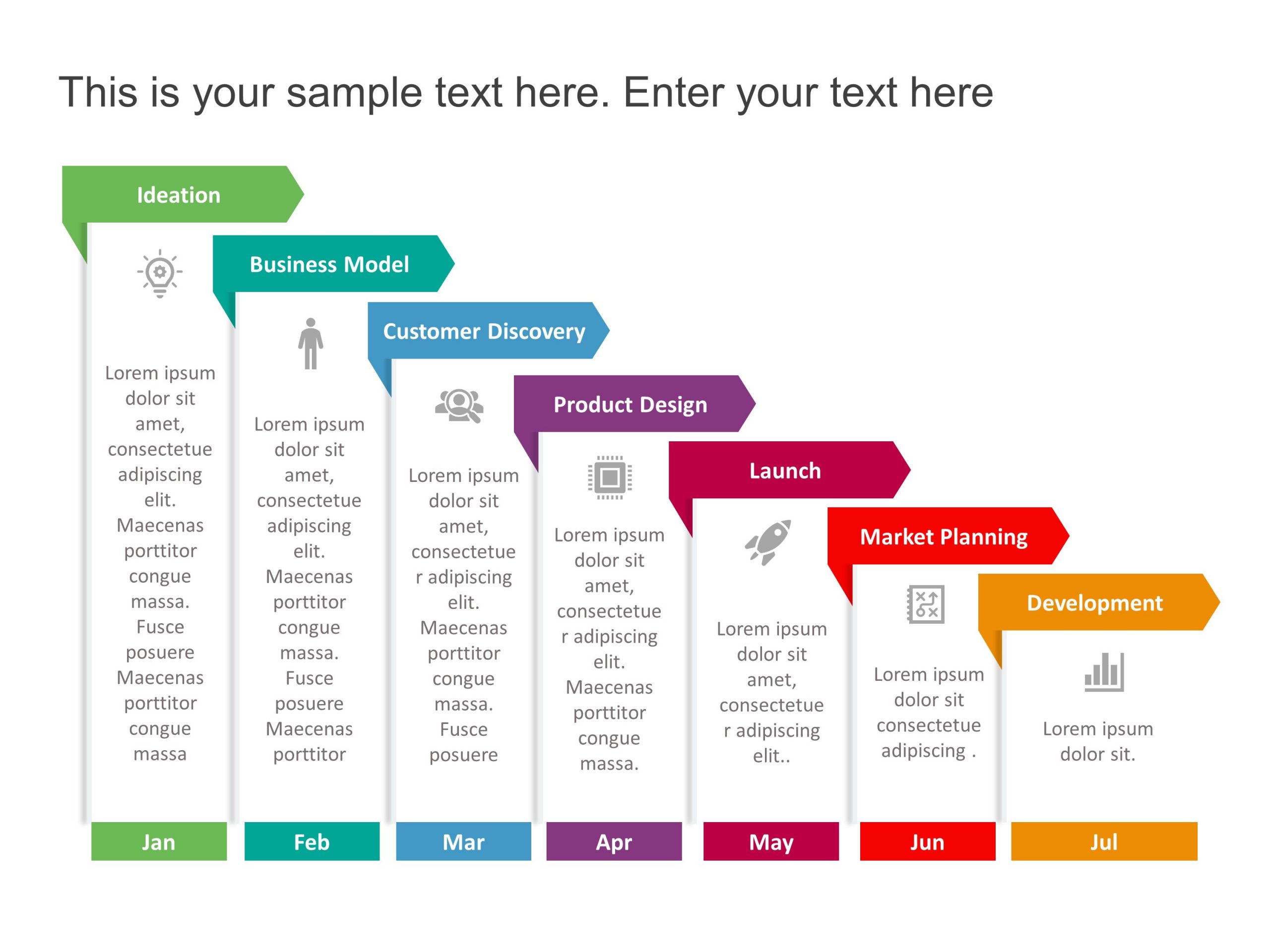 Detail 7 Steps Powerpoint Template Free Nomer 15
