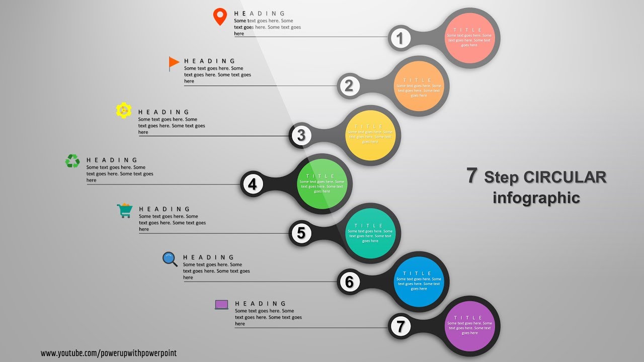 Detail 7 Steps Powerpoint Template Free Nomer 25
