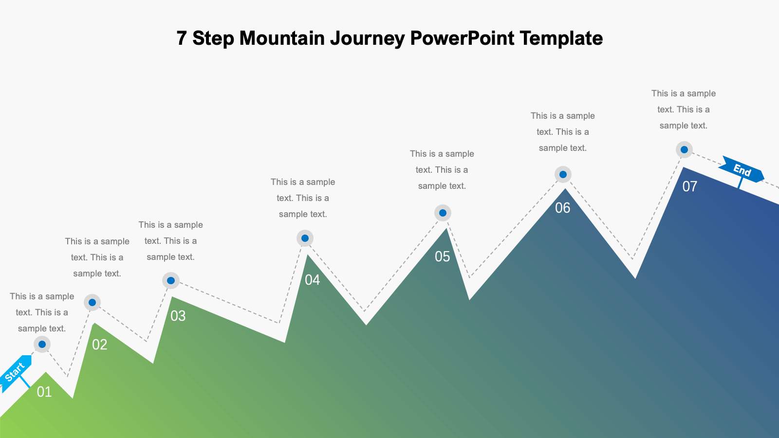 Detail 7 Steps Powerpoint Template Free Nomer 31