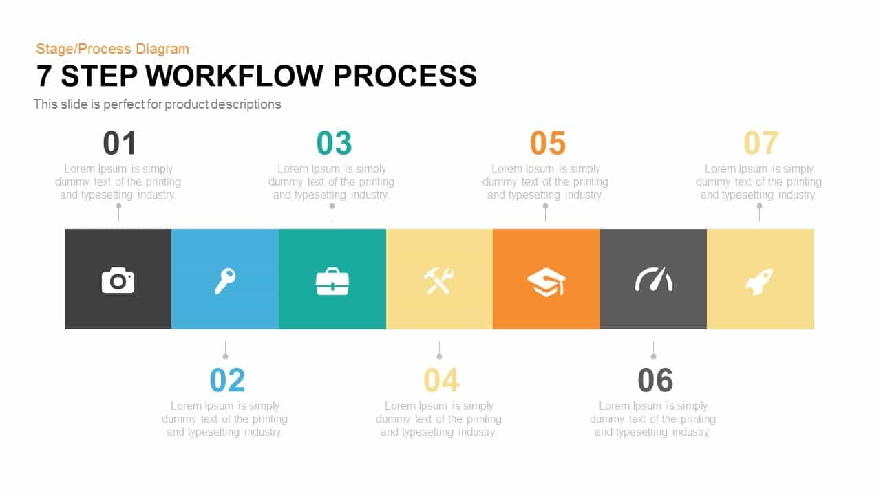 Detail 7 Steps Powerpoint Template Free Nomer 5