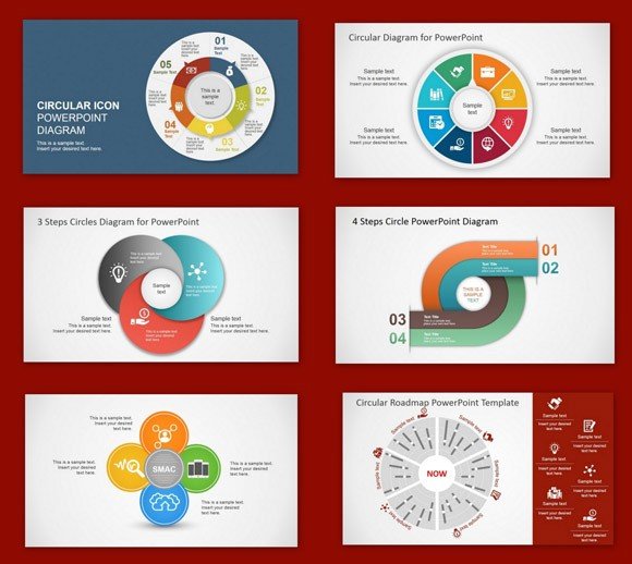 Detail 7 Steps Powerpoint Template Free Nomer 48