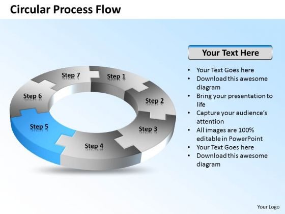 Detail 7 Steps Powerpoint Template Free Nomer 49
