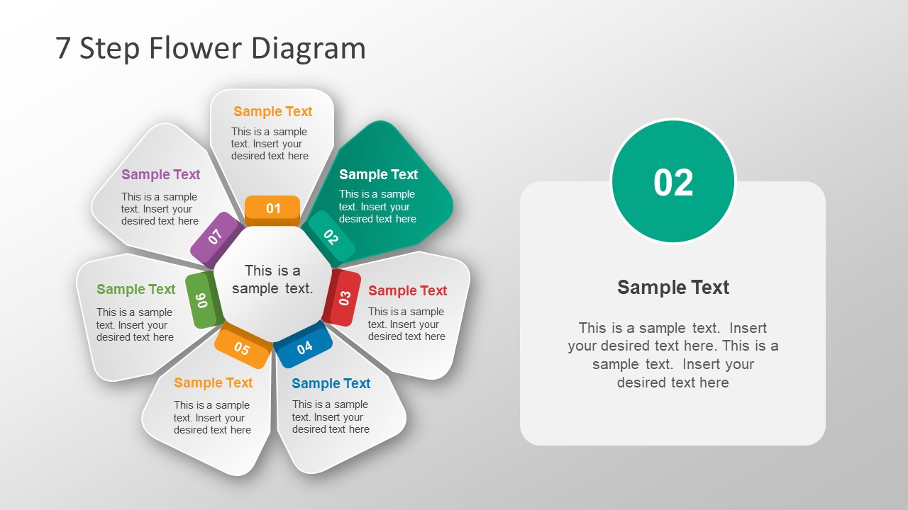 Detail 7 Steps Powerpoint Template Free Nomer 53