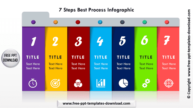 Detail 7 Steps Powerpoint Template Free Nomer 7