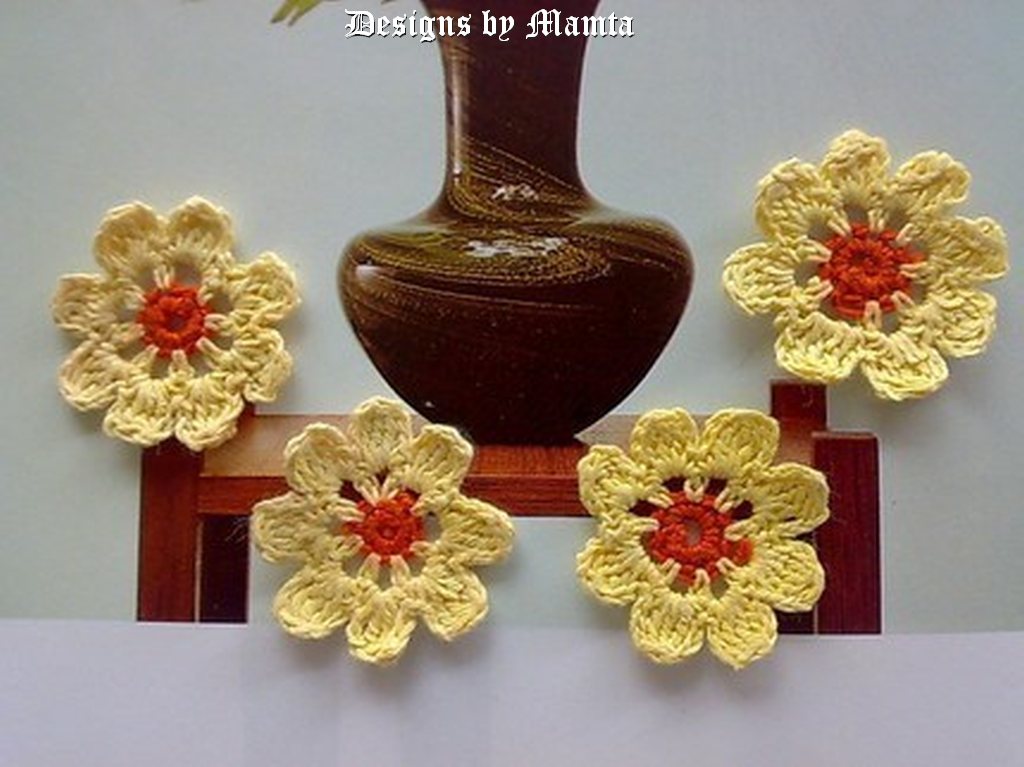 Detail 8 Petal Flower Template Nomer 23