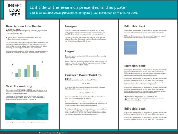 Detail A1 Poster Template Powerpoint Nomer 10