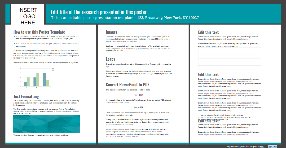 Detail A1 Poster Template Powerpoint Nomer 14