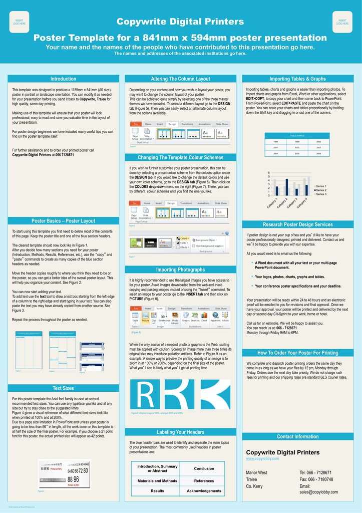 Detail A1 Poster Template Powerpoint Nomer 18