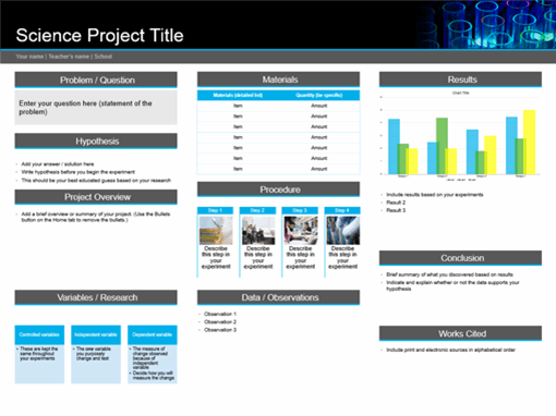 Detail A1 Poster Template Powerpoint Nomer 24