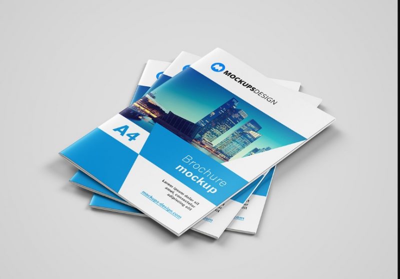 Detail A4 Brochure Template Psd Nomer 3