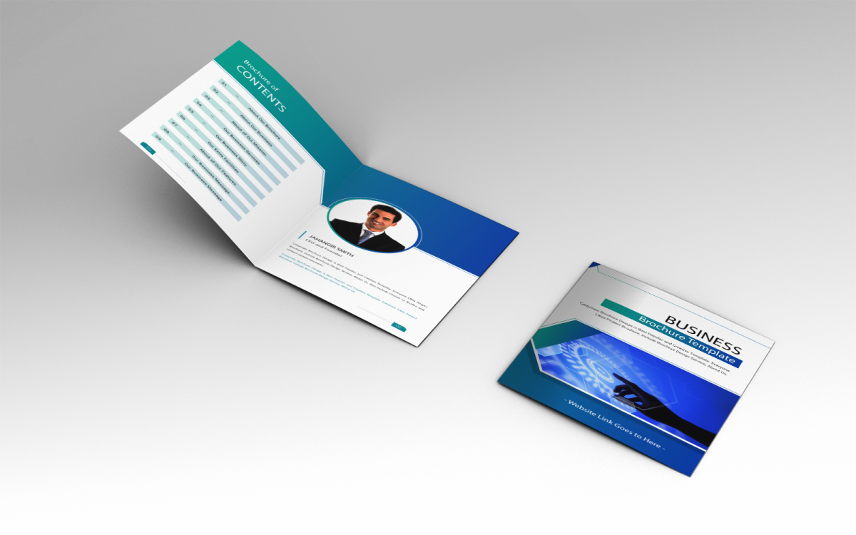 Detail A4 Brochure Template Psd Nomer 20