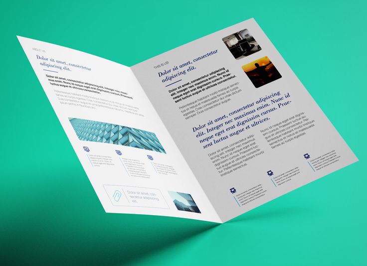 Detail A4 Brochure Template Psd Nomer 23