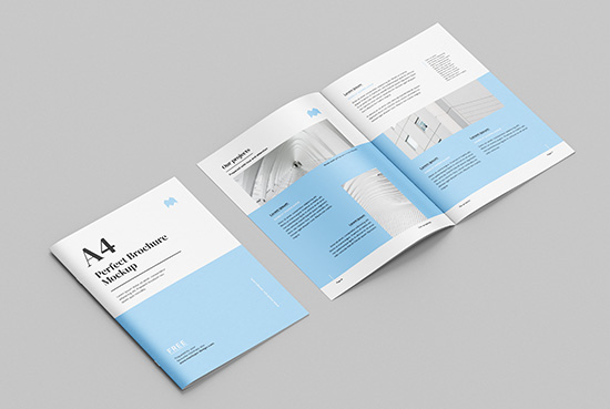 Detail A4 Brochure Template Psd Nomer 24